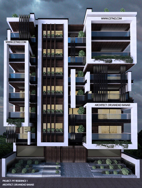 پروژه مسکونی 7 طبقه پیت رزیدنس (Pit Residence)